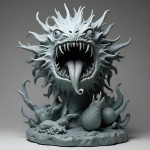 Sun-Spawn Horror: 32mm Fantasy Miniature