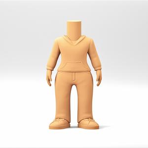 Stylized Chibi / POP Body STL | 3D Print File | WB_15-5
