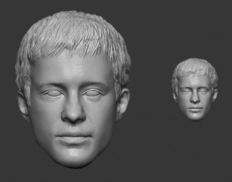 (1/6 1/12) X-MEN Human Torch Johnny Storm Joseph Quinn The Fantastic Four: First Steps (2025) head headsculpt