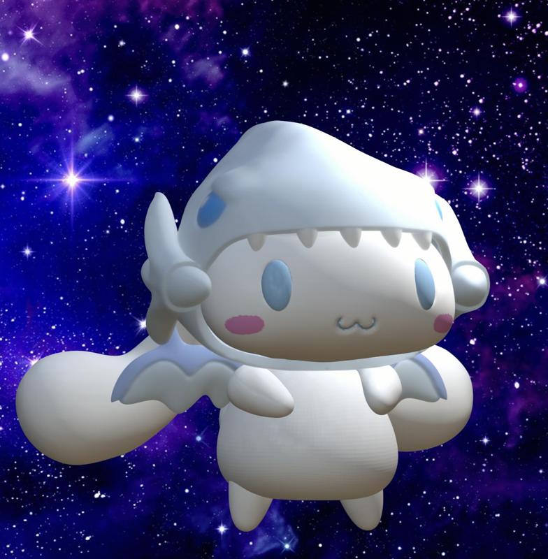 blue eyes white dragon x cinnamonroll