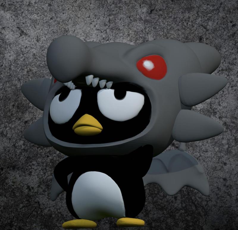 red eyes black dragon X badtz maru