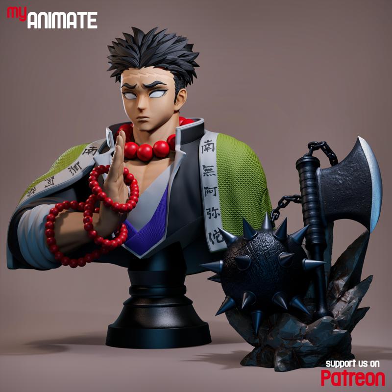 GYOMEI HASHIRA - 3D PRINTABLE FIGURE
