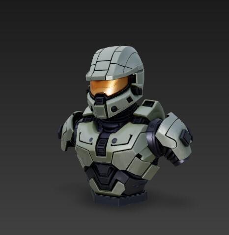 halo master chief figurine