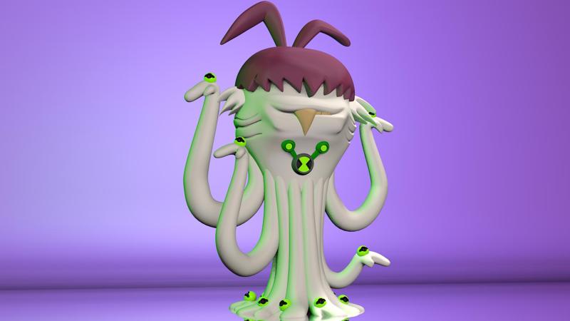 Ventrilosquid - Ben 10 3d Model Printable STL