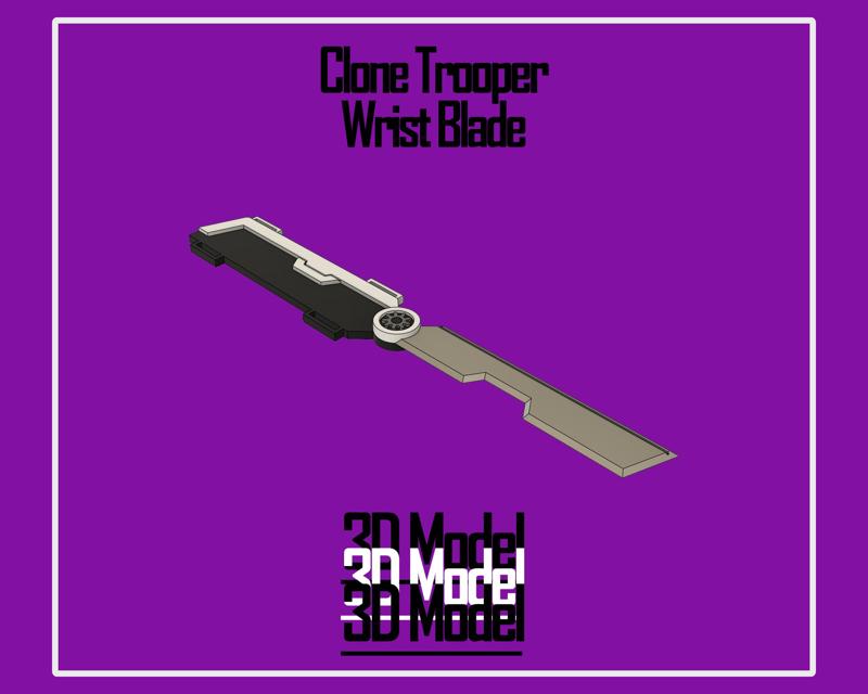 Star Wars Clone Trooper Assassin Wrist Blade / Hidden Blade