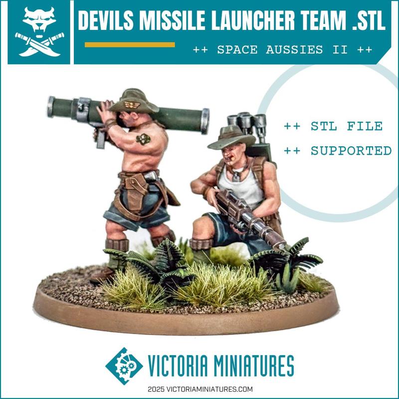 Devils missile Launcher Team .STL