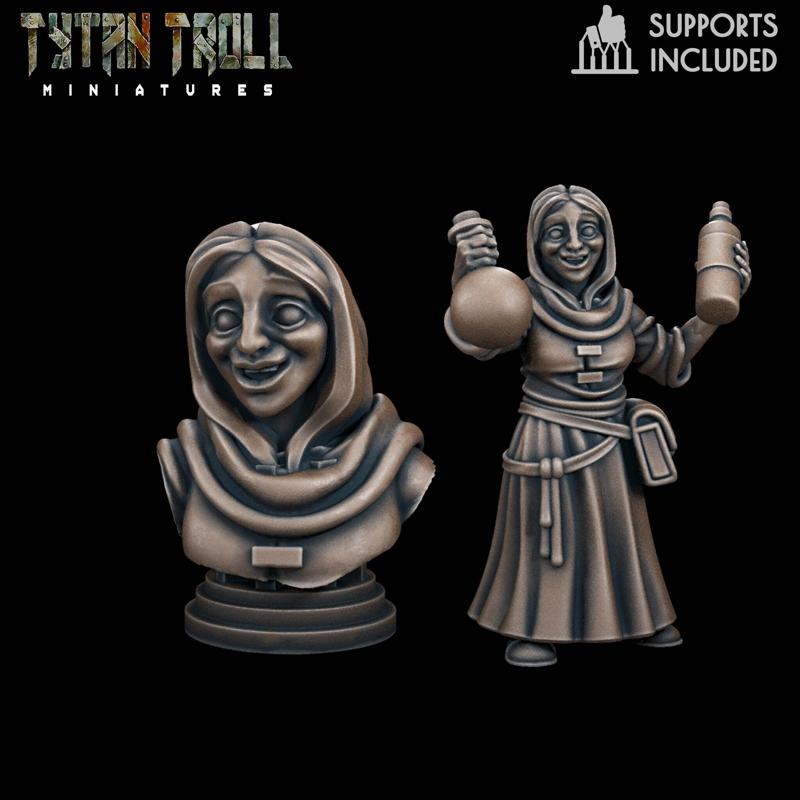 Curse of Strahd - Bethel Mini Bust Combo [Pre-Supported]