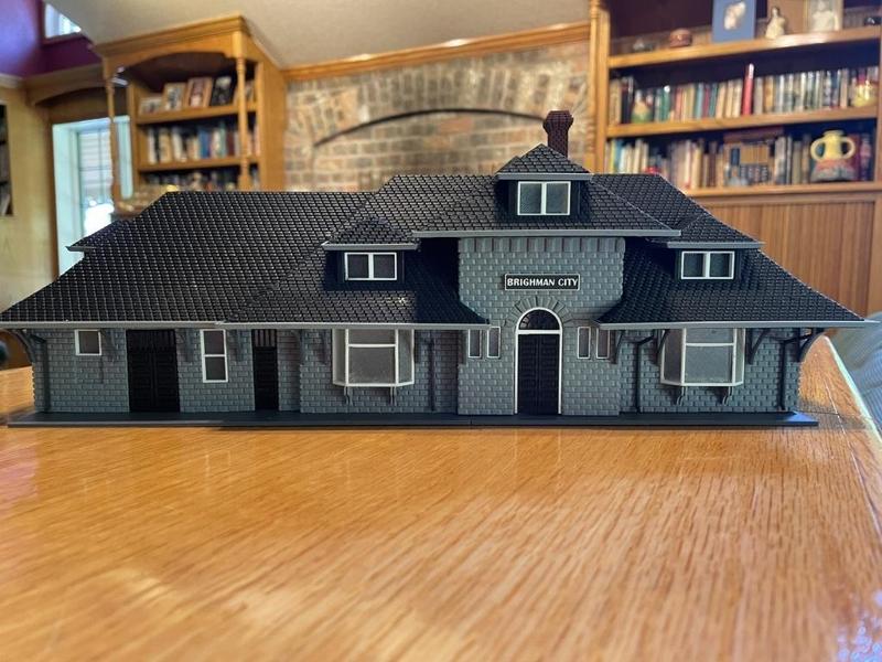 HO Scale Brigham City Train Station