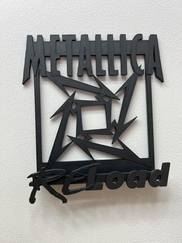 Metallica CD Wall Mount - Reload Album - Plus Bonus Files!