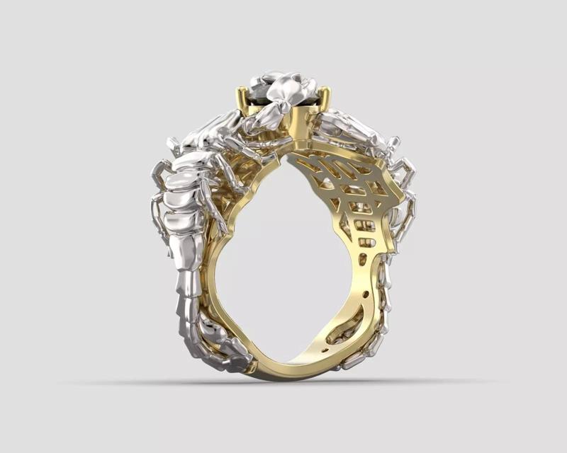 R 180 Scorpions ring
