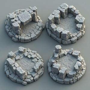 Ruined Temple Bases