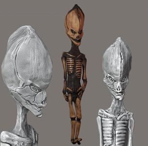 Atacama Humanoid - "Ata" 3D Model for Printing