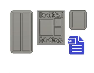 Book Lover Set with Silicone Mold Tray