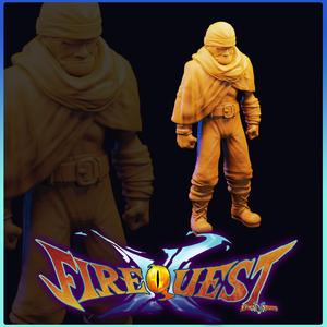 Horis, Fire Quest II Miniature/Statue - Pre-Supported