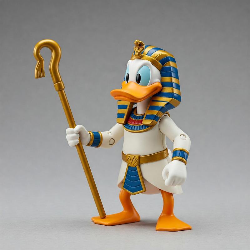 Donald Pharaoh - 3D Printable Model | Ancient Egypt Cartoon Figure