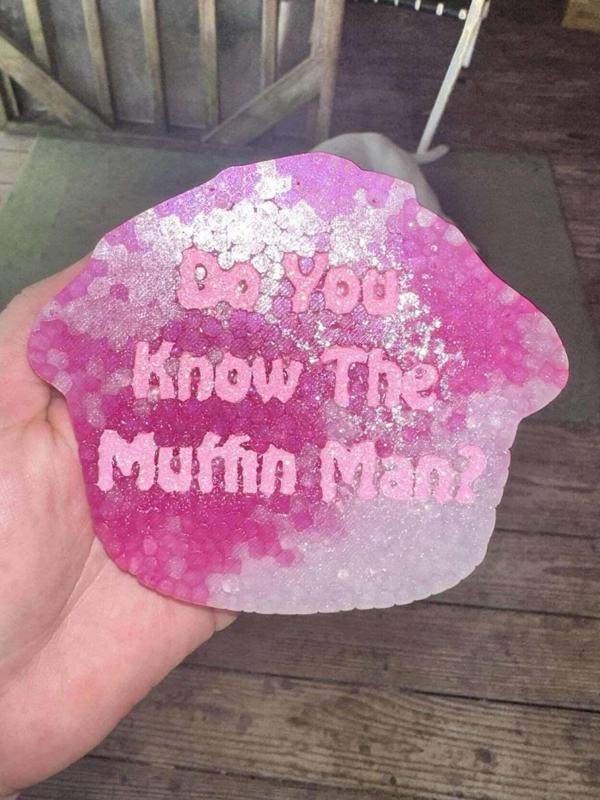 Muffin Man Freshie Mold - 3D Model Mold Box for Silicone Freshie Moulds