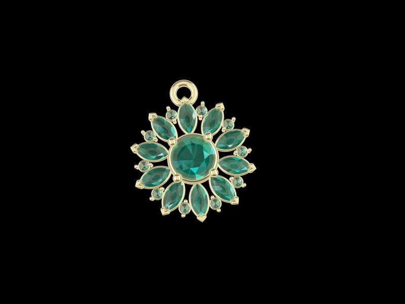 Flower Pendant
