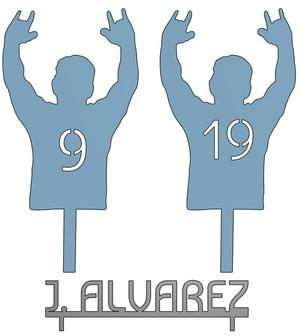 Cake topper Julian Alvarez