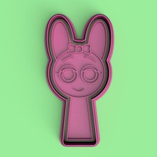 cutter + stamp sprunki pinki / sprunki pinki cutter + stamp