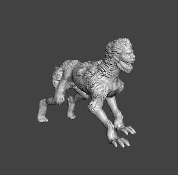 NEKKER MONSTER MINIATURE MODEL FOR HORROR AND FANTASY GAMES RPG DND