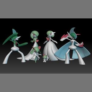 Pokemon Ralts Kirlia Gardevoir Gallade Mega Evolution