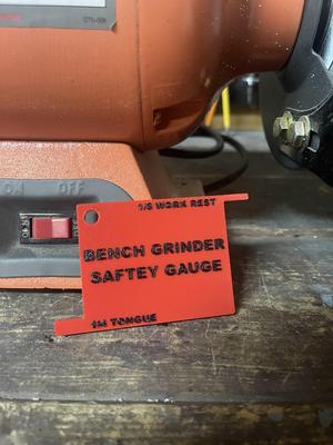 HANGABLE BENCH GRINDER SAFTEY GUIDE (OSHA)