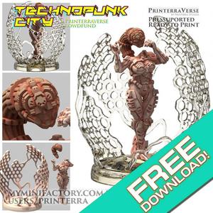 FREE MODEL TechnoPunk City - Hell-O-Net