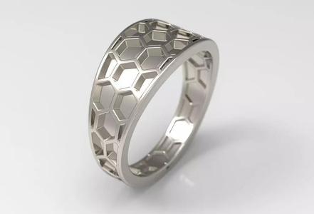 Honeycomb ring 01