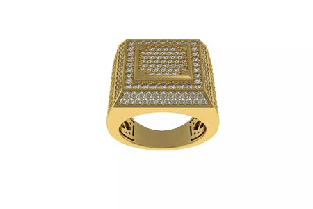 Hip Hop Style Wedding Ring for Men
