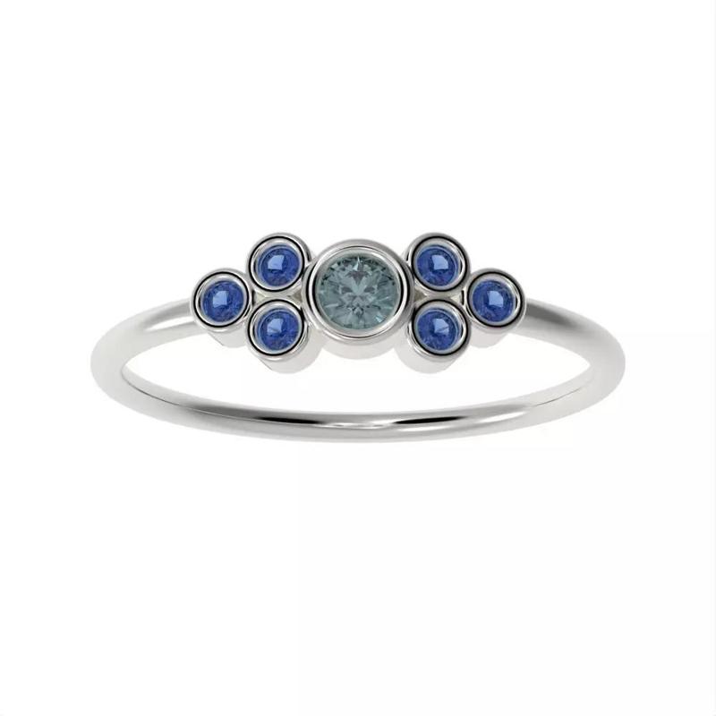 Its Basel ring with Round cut diamond