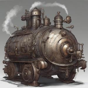 Choo-choo tank (raw model)