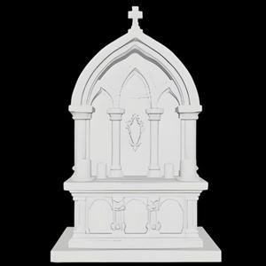 Miniature Gothic Altar 3D Model
