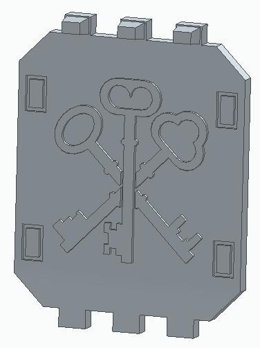 30k Dark Angels Land Raider Door - Order of the Three Keys