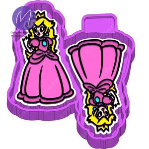 Princess Peach Vent Clip Freshie STL Mold Housing