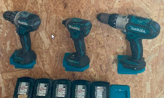 Makita battery tool holder horizontal