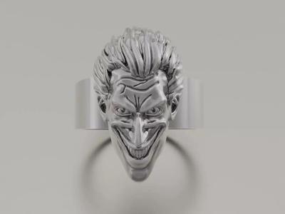 Ring Joker face 3D print model