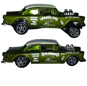Chassis to lower exclusive hotwheels 55 chevy bel Air Gasser