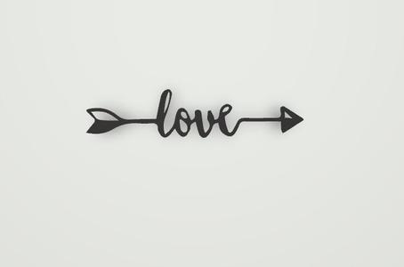 Love Arrow Wall Art