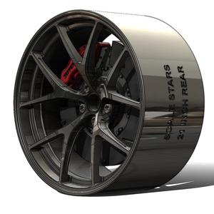 Ferrari 599GTO wheels 1/24