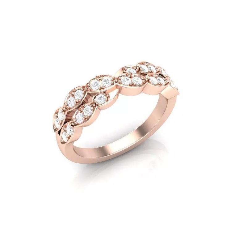 HD fine Jewelry Unique Criss Cross Ring