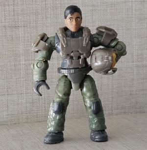Halo UNSC Marine Female Mega Construx Megabloks