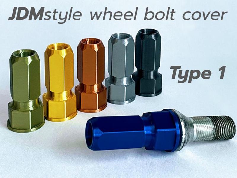 JDM style wheel lug nut/bolt cover type1