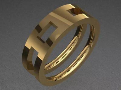 Golden Luxury Band Ring