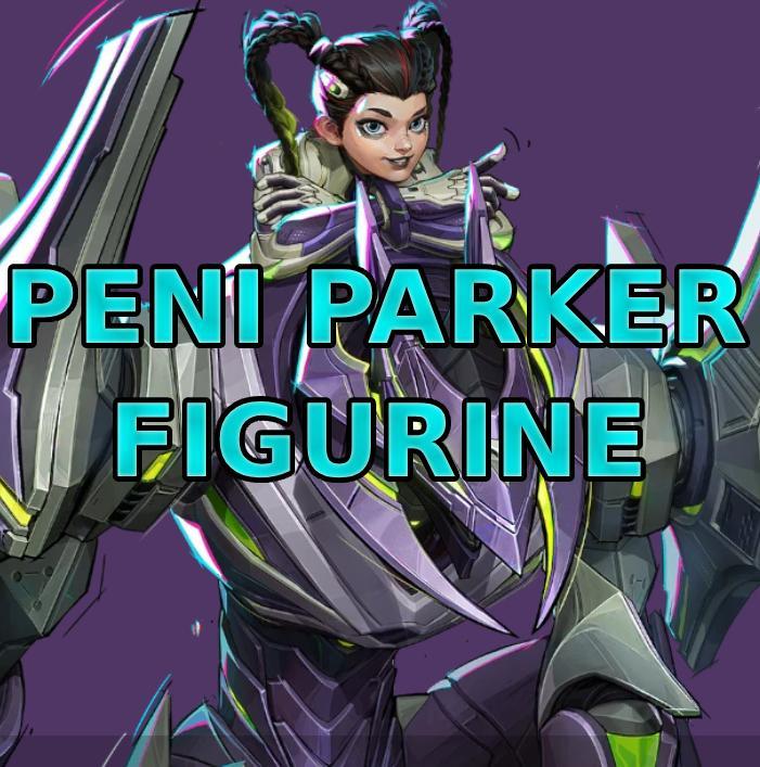 Peni Parker GIrl, Ven#m Venom costume Marvel Rivals Clothed Custom Figurine