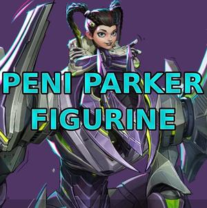 Peni Parker GIrl, Ven#m Venom costume Marvel Rivals Clothed Custom Figurine