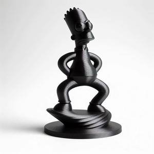 Simpson in Good Mood 3D Print Showpiece Figurine