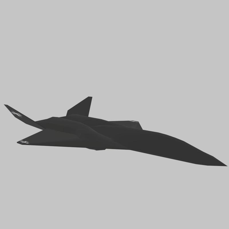 Stealth aircraft inspiration yf23