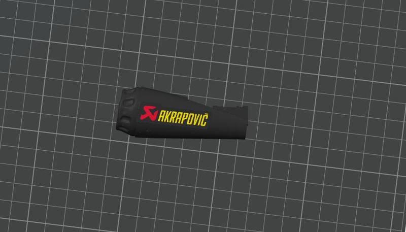 LOSI PROMOTO AKRAPOVIC' EXHAUST PIPE