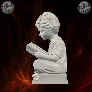 Innocent Child Reading in Silence – SoliDRawinGs SG844