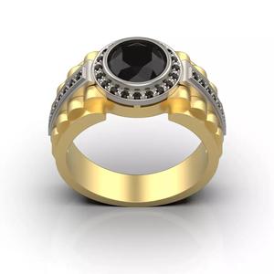 Mens Ring Bezel Style Band MR 02